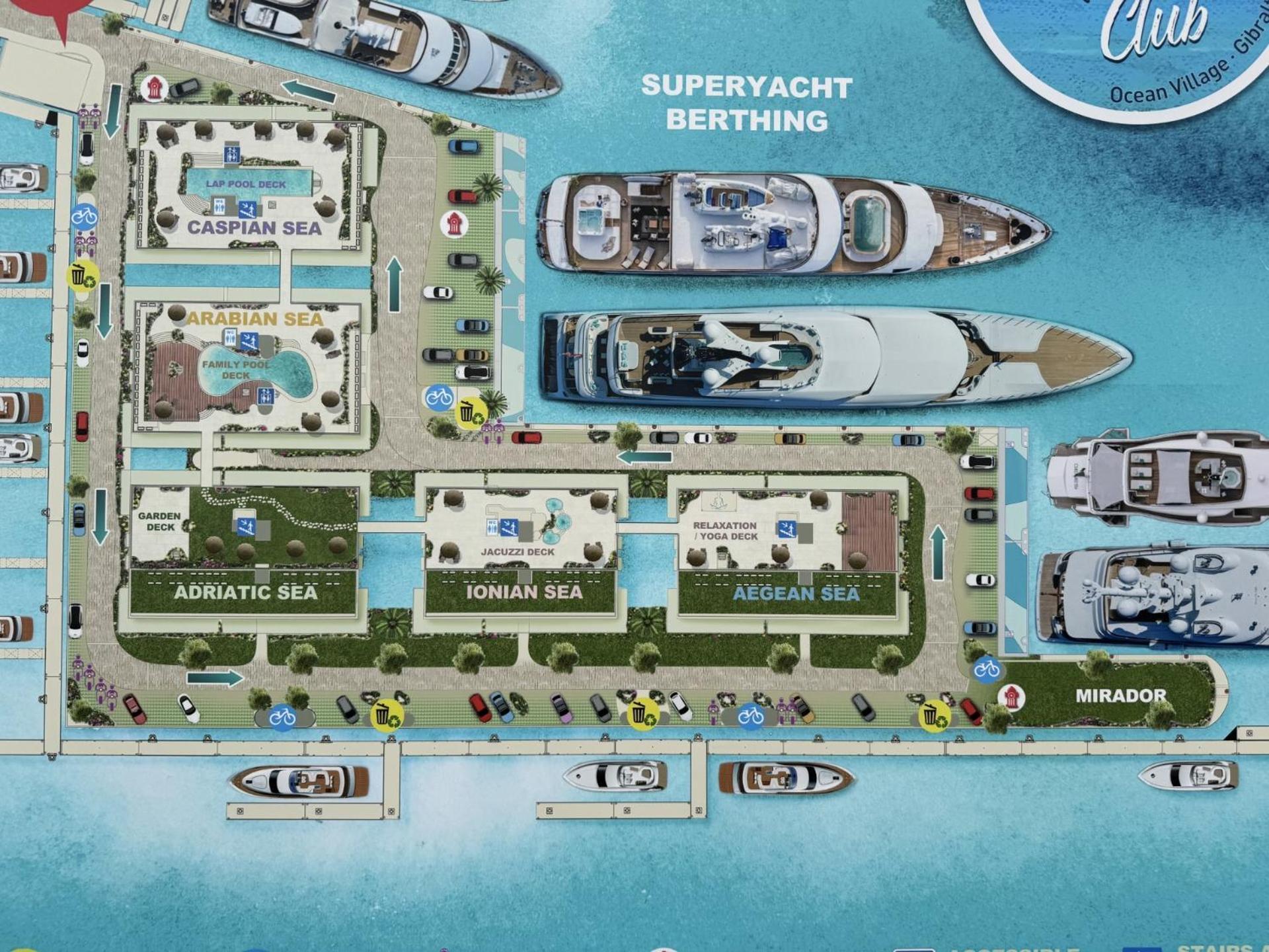 Marina Club Luxury Private Studio With Pool And Incredible Views Гибралтар Экстерьер фото